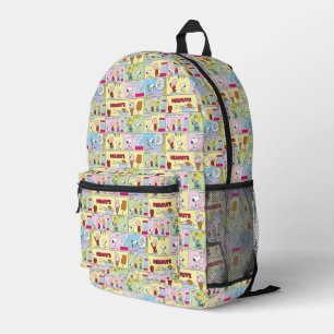 Charlie Brown, Snoopy & Sally   Ice Cream Printed Backpack