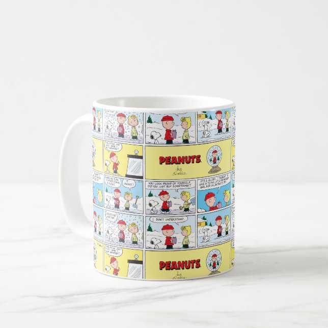 Charlie Brown | Snow Globe Coffee Mug (Front Left)