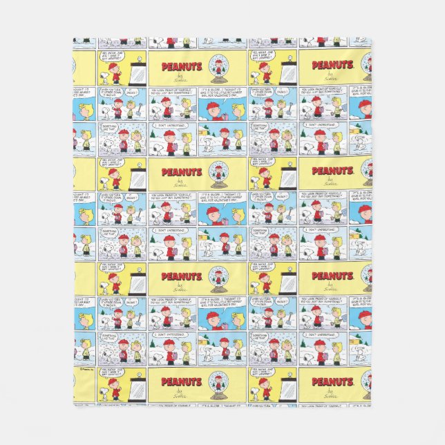 Charlie Brown | Snow Globe Fleece Blanket (Front)
