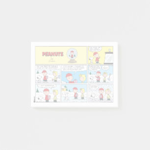 Charlie Brown   Snow Globe Post-it Notes