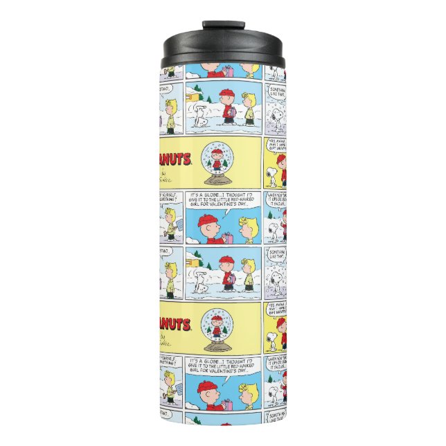 Charlie Brown | Snow Globe Thermal Tumbler (Front)