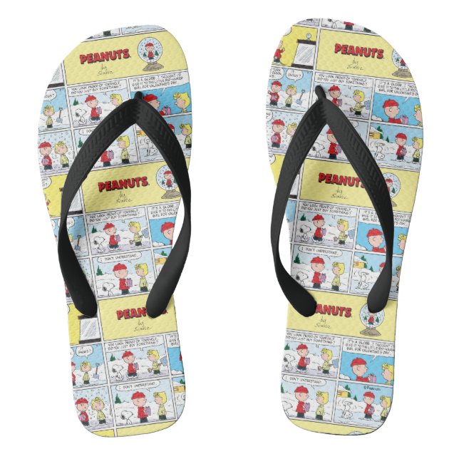 Charlie Brown | Snow Globe Thongs (Footbed)