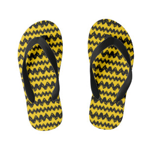 Charlie Brown Zig Zag Pattern Kid's Thongs