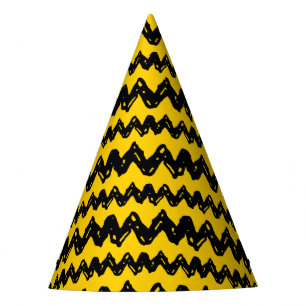 Charlie Brown Zig Zag Pattern Party Hat