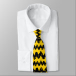 Charlie Brown Zig Zag Pattern Tie<br><div class="desc">Check out this pattern featuring the iconic Charlie Brown black zig zag over yellow!</div>
