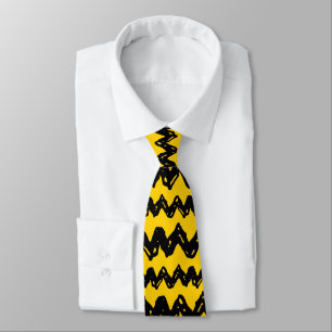 Charlie Brown Zig Zag Pattern Tie