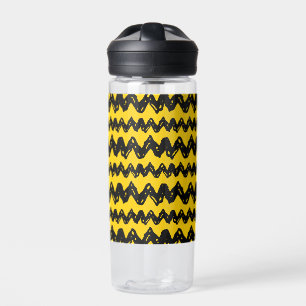 Charlie Brown Zig Zag Pattern Water Bottle