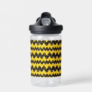 Charlie Brown Zig Zag Pattern Water Bottle