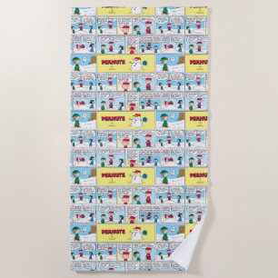 Charlie Brown's Baseball Memories Beach Towel