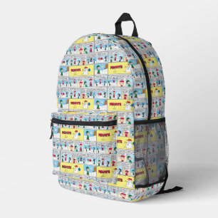 Charlie Brown's Baseball Memories Printed Backpack