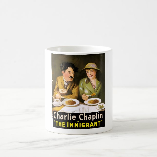 Charlie Chaplin/The Immigrant Coffee Mug (Center)