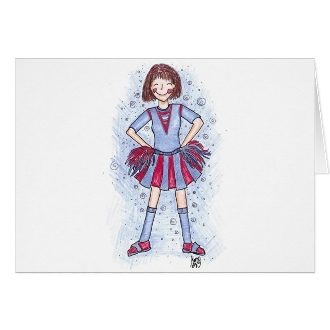 Charlie Cheerleader - brunette (Front Horizontal)