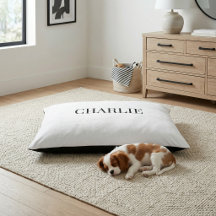 Charlie Classic Name Monogram | White