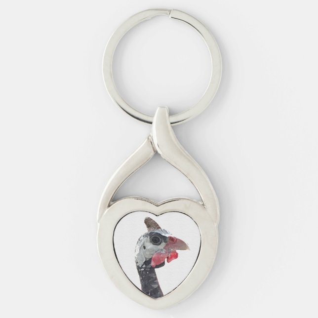 Charlie Heart Key Ring (Front)