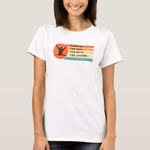Charlie Man Myth Legend Retro Vintage Birthday T-Shirt