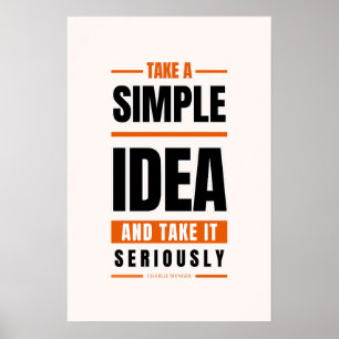 Charlie Munger Quote Poster Variation