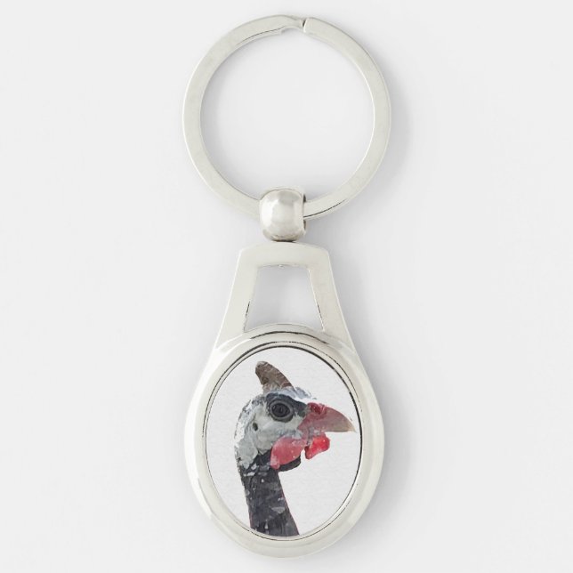 Charlie Oval Key Ring (Front)