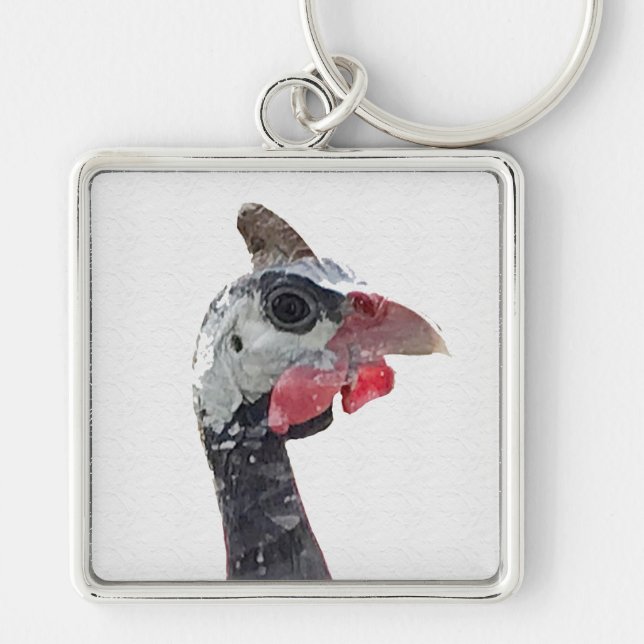 Charlie Premium Square Key Ring (Front)