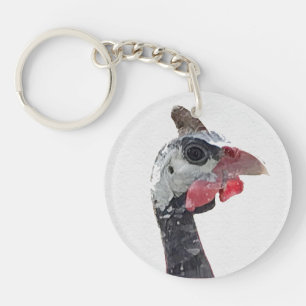 Charlie Round Double-Sided Key Ring