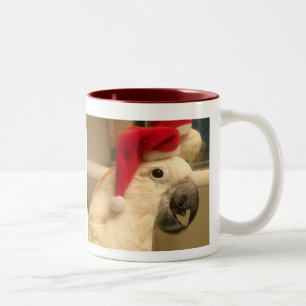 Charlie Santa, Merry Christmas !!!! Two-Tone Coffee Mug