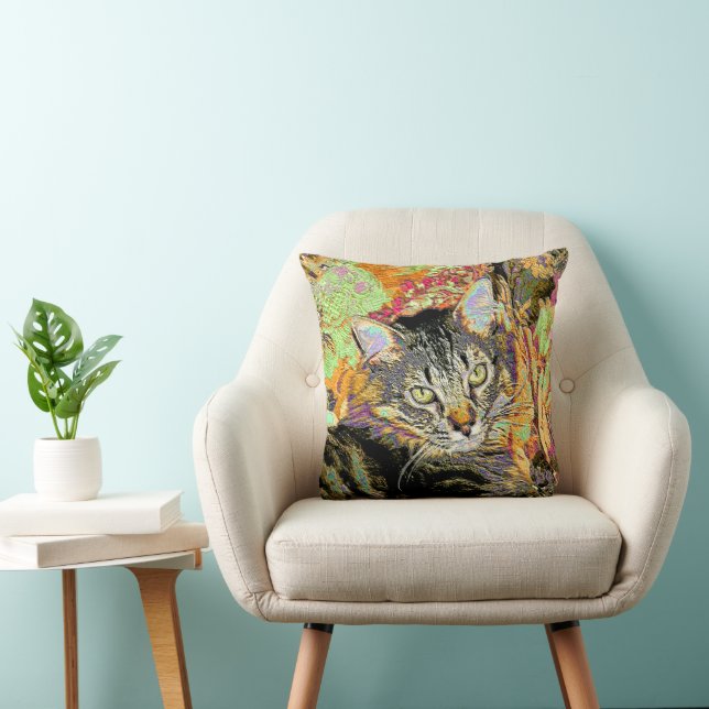 Charlie The Cat Cushion (Chair)