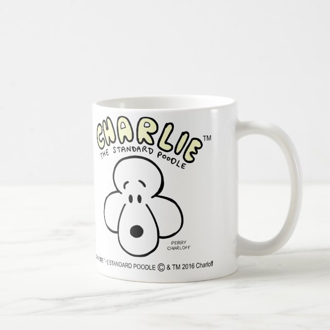 Charlie the Standard Poodle Mug (Right)