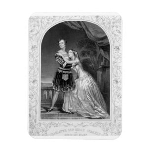 Charlotte and Susan Cushman as Romeo and Juliet, A Magnet