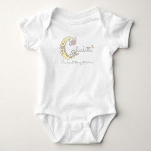 Charlotte baby girls name personalised meaning bodysuit