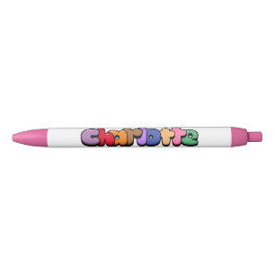Charlotte Black Ink Pen