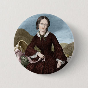 Charlotte Bronte 6 Cm Round Badge