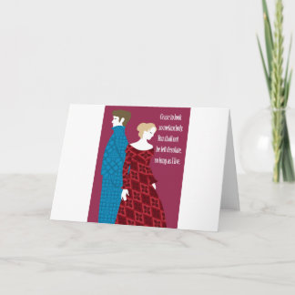 Charlotte Bronte "Jane Eyre" gift with quote Card