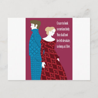 Charlotte Bronte "Jane Eyre" gift with quote Postcard
