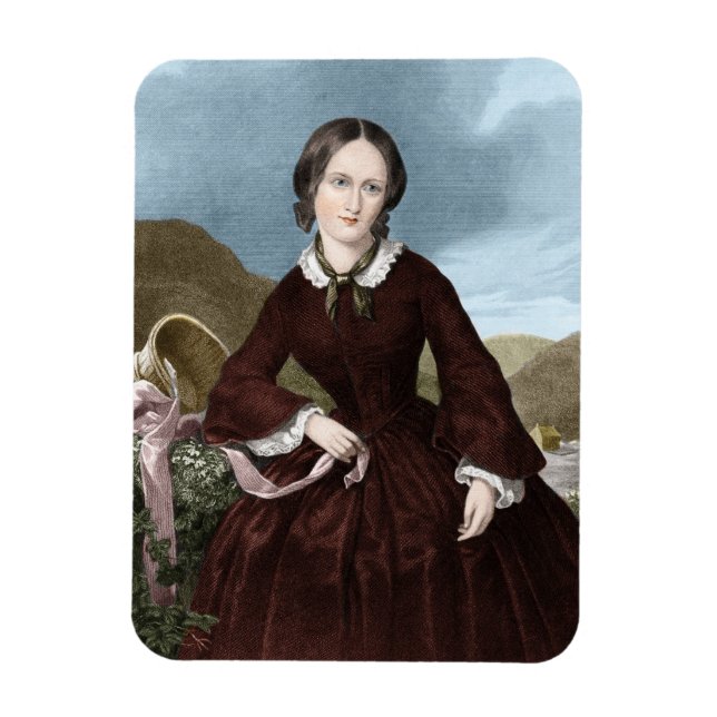 Charlotte Bronte Magnet (Vertical)