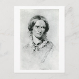 Charlotte Brontë portrait by George Richmond Postcard