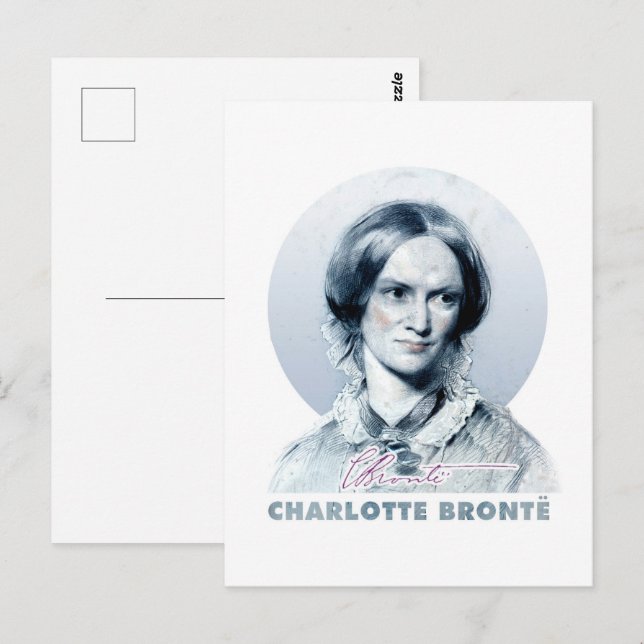 Charlotte Bronte Richmond Painting Portrait Postcard (Front/Back)