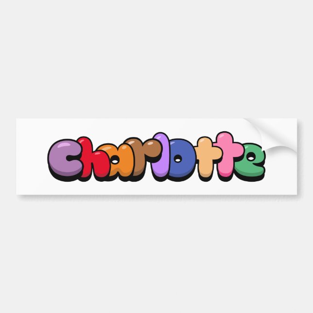 Charlotte Bumper Sticker (Front)