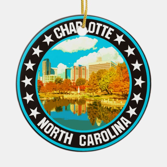 Charlotte Ceramic Ornament (Front)