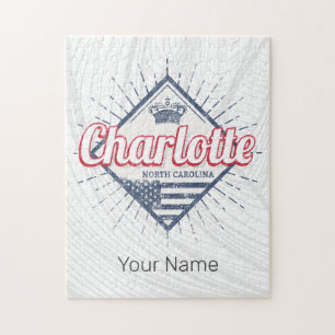 Charlotte City North Carolina United States USA Jigsaw Puzzle