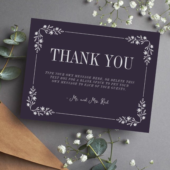 Charlotte | Curated Colours | Wedding Thank You (Creator Uploaded)
