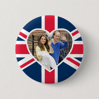 Charlotte Elizabeth Diana - British Will Kate 6 Cm Round Badge