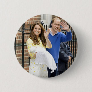 Charlotte Elizabeth Diana - British Will Kate 6 Cm Round Badge