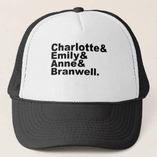 Charlotte Emily Anne Branwell Bronte Siblings Trucker Hat