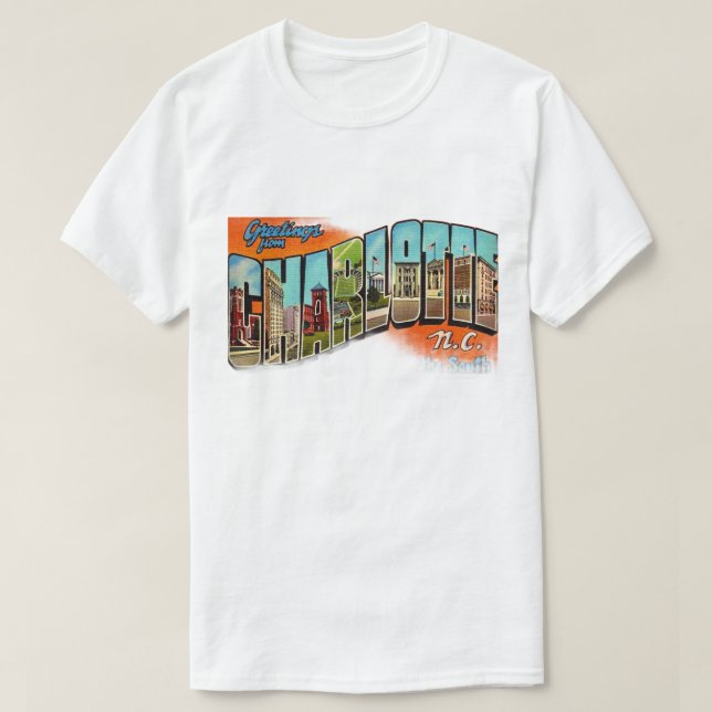Charlotte Fading Greeting T Shirt (Design Front)