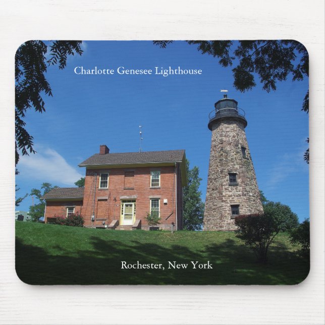 Charlotte Genesee Lighthouse mousepad (Front)