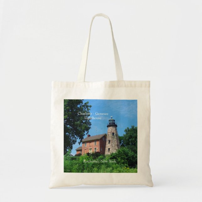 Charlotte Genesee Lighthouse tote bag (Front)