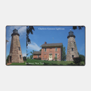 Charlotte Genessee Lighthouse desk mat