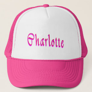 Charlotte Girls Name Logo, Trucker Hat