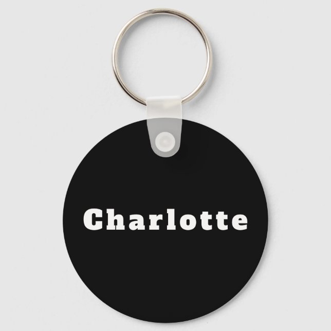 Charlotte Key Ring (Front)