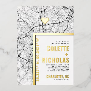 Charlotte Love Locator   City Themed Wedding