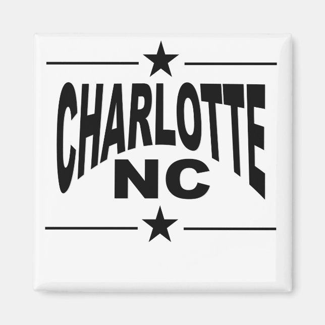 Charlotte NC Magnet (Front)